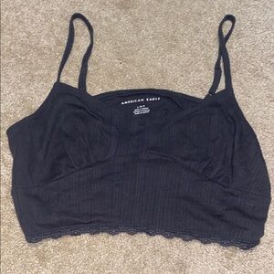 American Eagle 🦅 Cropped Pointelle tank 🖤